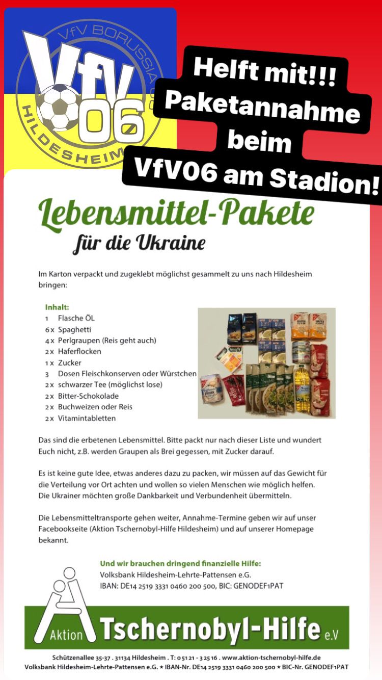 Packliste für Lebensmittel